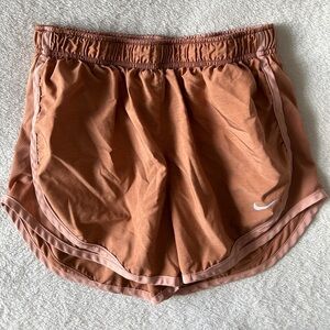 Nike shorts brown tan small